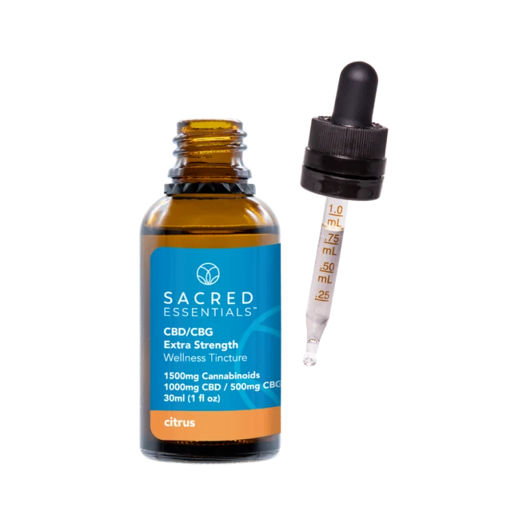 CBD/CBG Extra Strength Wellness Tincture - Sacred Essentials™ CBD